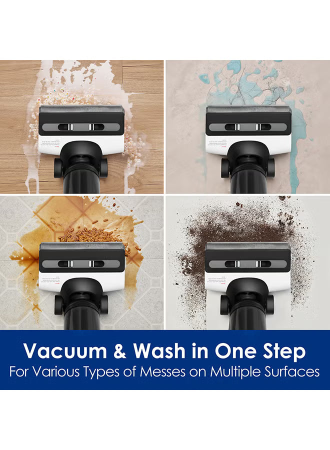 Tineco FLOOR ONE S6 FlashDry Cordless Wet & Dry Vacuum Cleaner – Smart Floor Washer with Self-Cleaning, LED Display & Dual-Sided Edge Cleaning