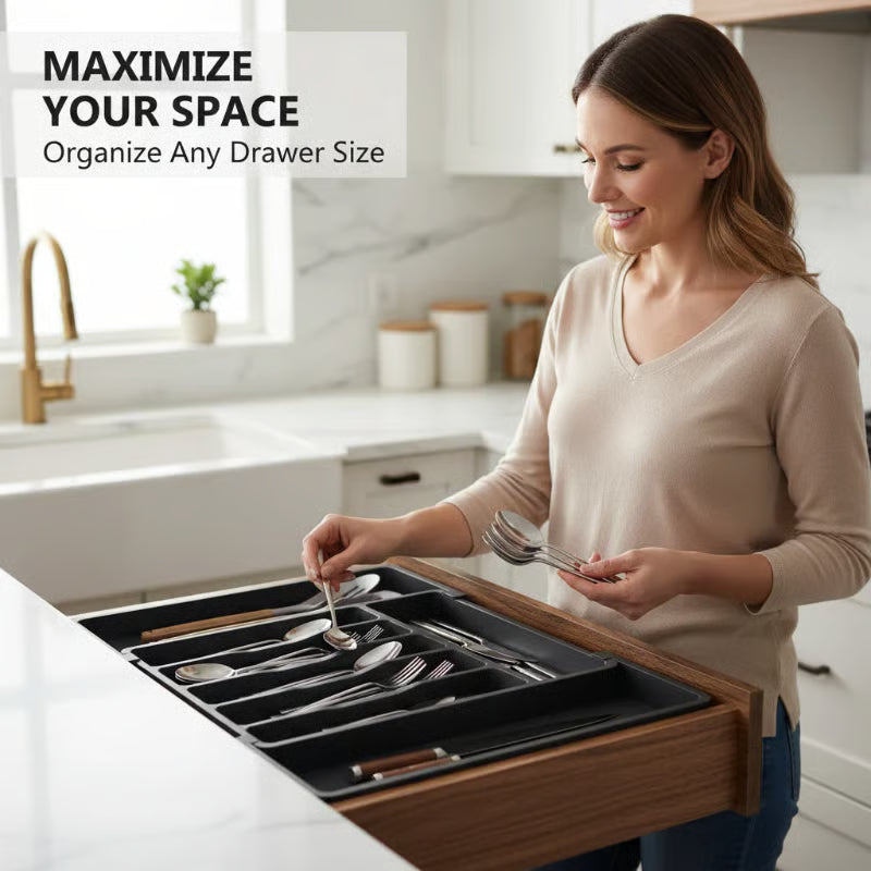 Adjustable Kitchen Drawer Organizer