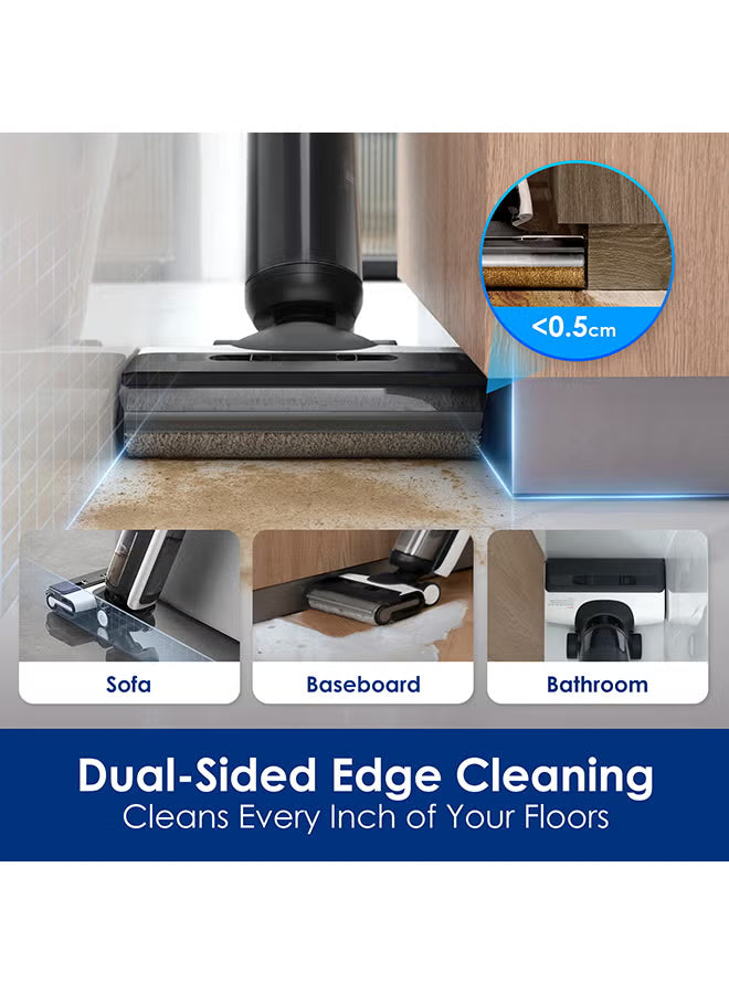 Tineco FLOOR ONE S6 FlashDry Cordless Wet & Dry Vacuum Cleaner – Smart Floor Washer with Self-Cleaning, LED Display & Dual-Sided Edge Cleaning